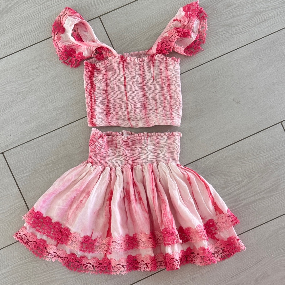 Little Peixoto Pink Kids Matching Set small